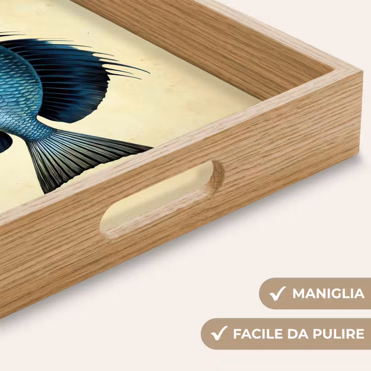 Vassoio - Blu - Branchie - Pesce - Illustrazione — 8