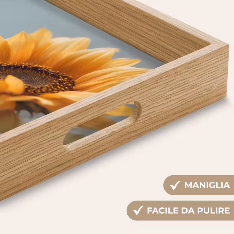 Vassoio - Girasoli - Giallo - Sfumato — 8