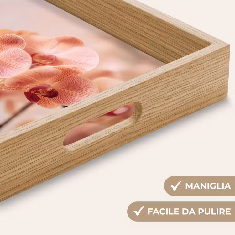 Vassoio - Orchidea - Fiori - Rosa - Petali — 8
