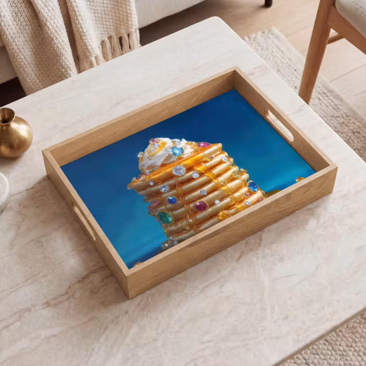 Vassoio - Pancake - Ciottoli - Brillantini - Panna montata — 2