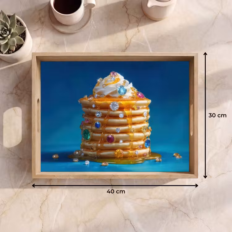 Vassoio - Pancake - Ciottoli - Brillantini - Panna montata — 7