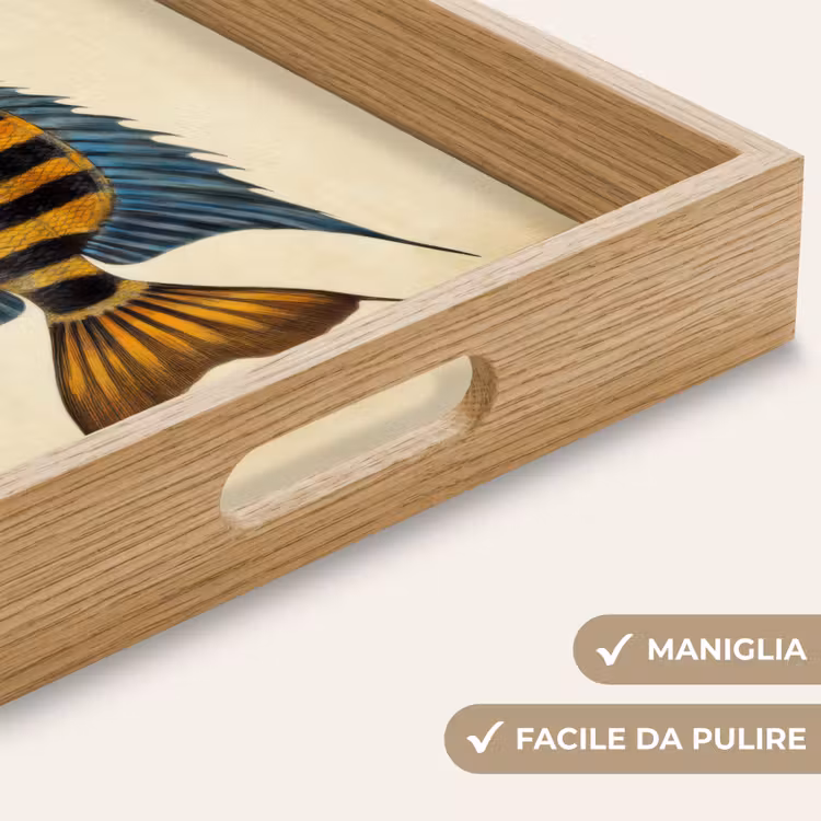Vassoio - Pesce - Tropicale - Strisce - Pinne — 8