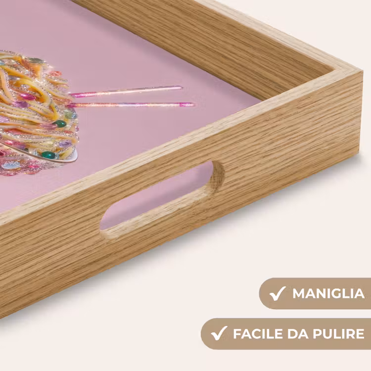 Vassoio - Tagliatelle - Gemme - Bastoncini - Rosa — 8