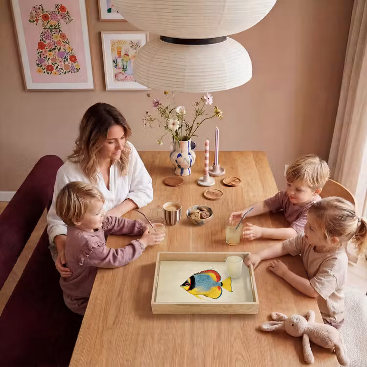 Vassoio - Colorato - Pesce - Squame - Illustrazione — 5