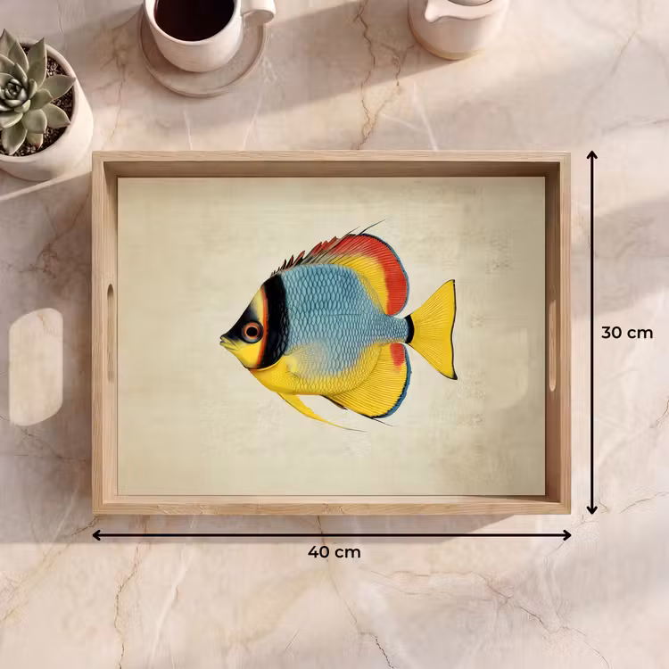 Vassoio - Colorato - Pesce - Squame - Illustrazione — 7