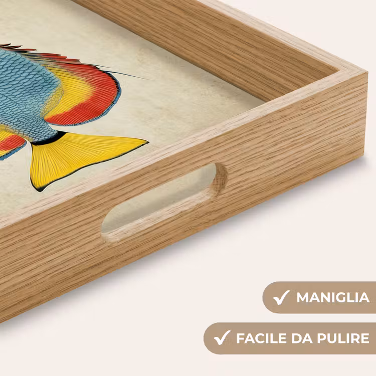 Vassoio - Colorato - Pesce - Squame - Illustrazione — 8