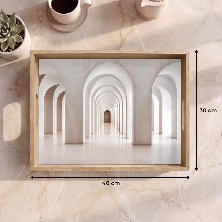 Vassoio - Corridoio - Archi - Simmetrico - Moderno — 7