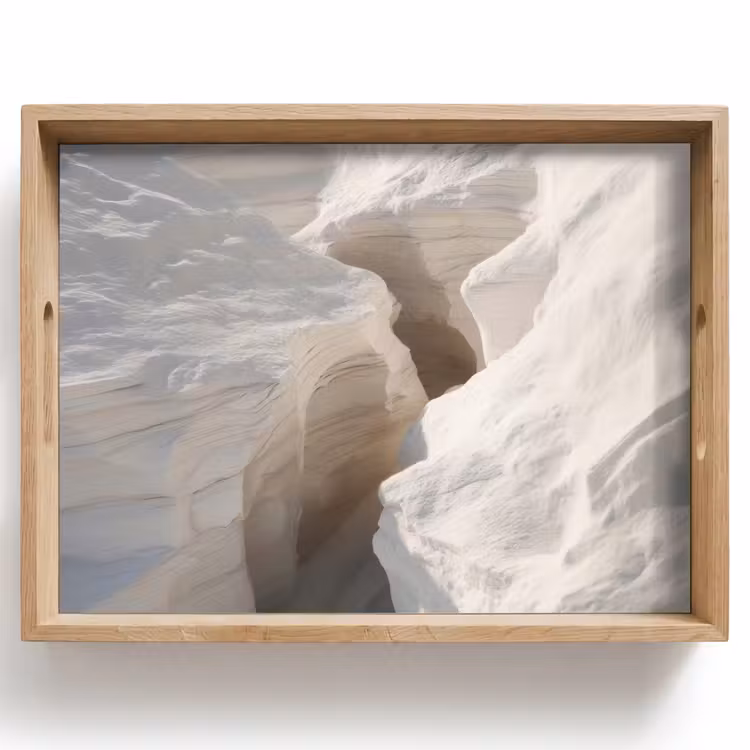 Vassoio - Gola - Bianco - Neve — 1
