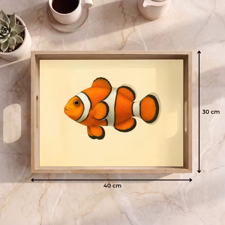 Vassoio - Pesce - Arancione - Strisce — 7