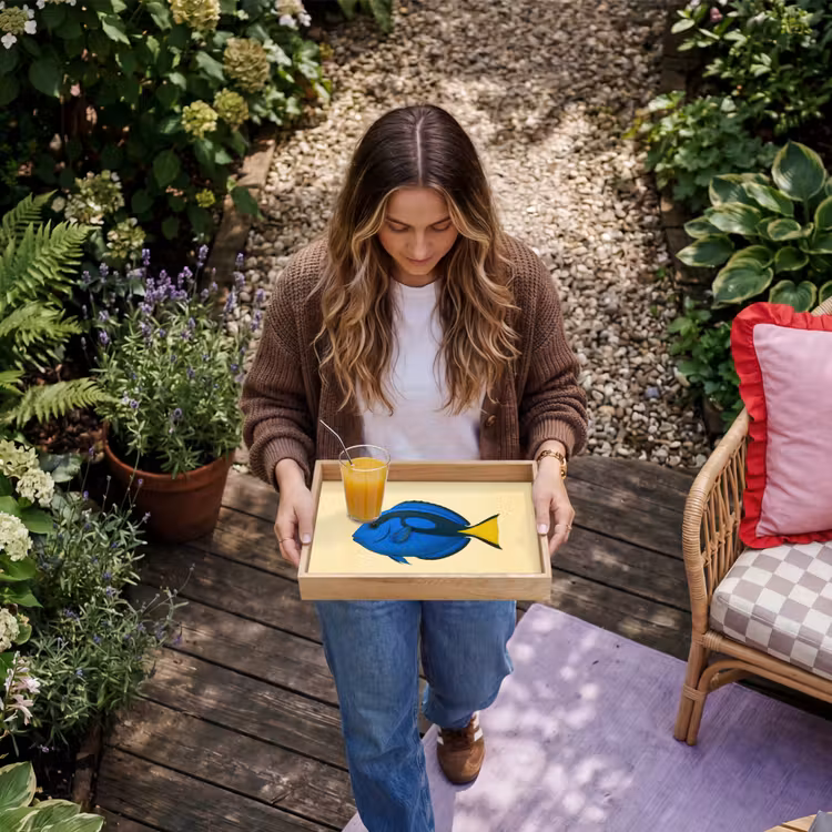Vassoio - Blu - Dory - Pesce - Pinna di coda — 6