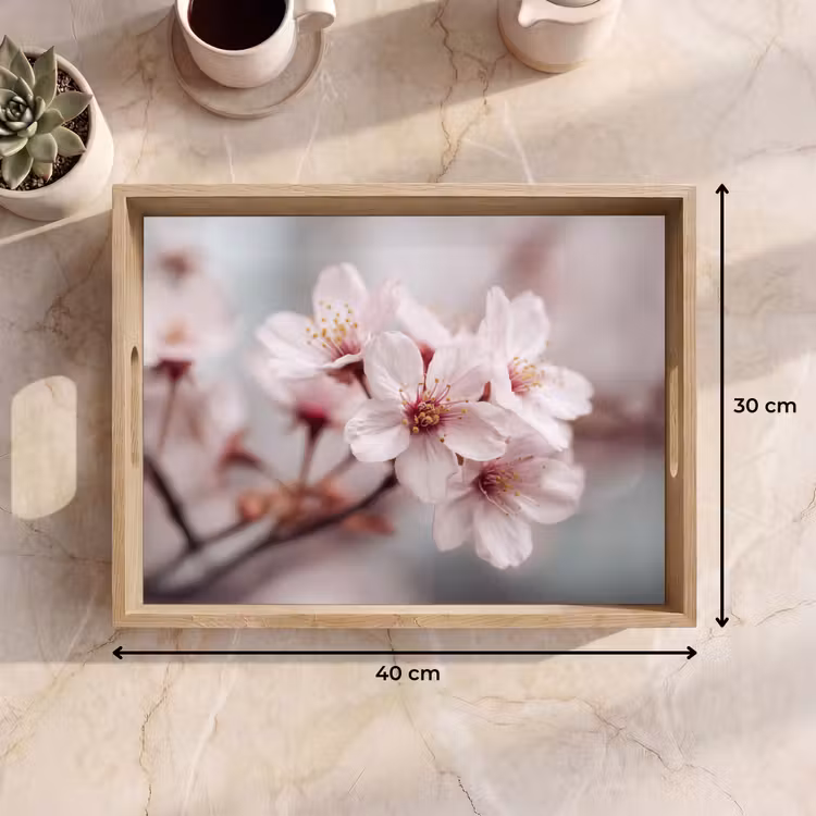 Vassoio - Fiori - Stame - Giallo - Sfumato — 7