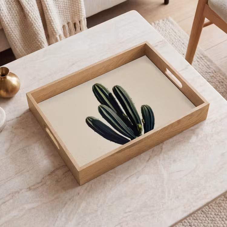 Vassoio - Cactus - Sottile - Verde — 2