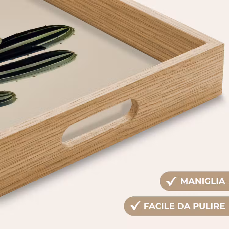 Vassoio - Cactus - Sottile - Verde — 8