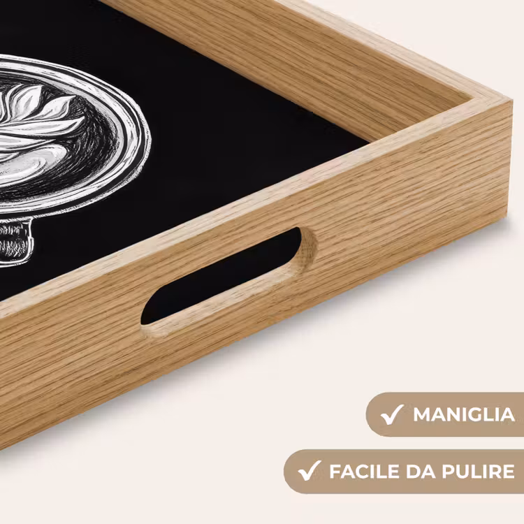 Vassoio - Disegno a gesso - Caffè - Latte art — 8