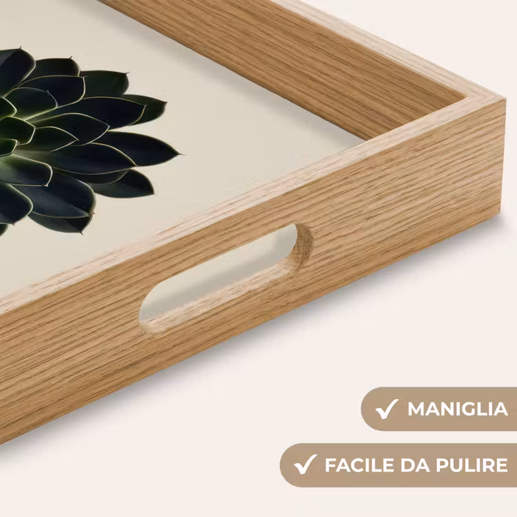 Vassoio - Rosone - Circolare - Verde scuro — 8