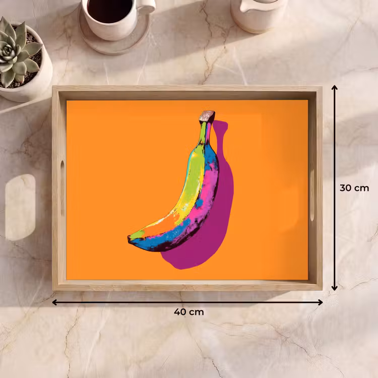 Vassoio - Colori vivaci - Banana - pop art — 7