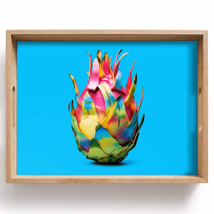 Vassoio - Frutto del drago - Blu - Vivido — 1