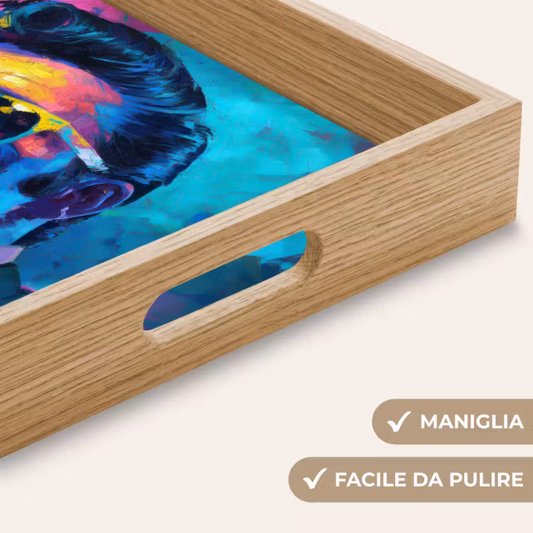 Vassoio - Ritratto - Sigaretta - Colorato - Occhiali — 8