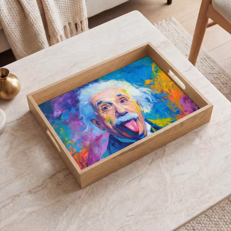 Vassoio - Uomo anziano - Espressivo - Colorato — 2