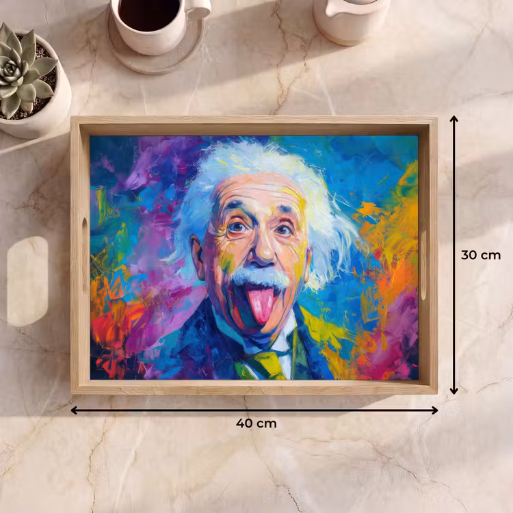Vassoio - Uomo anziano - Espressivo - Colorato — 7