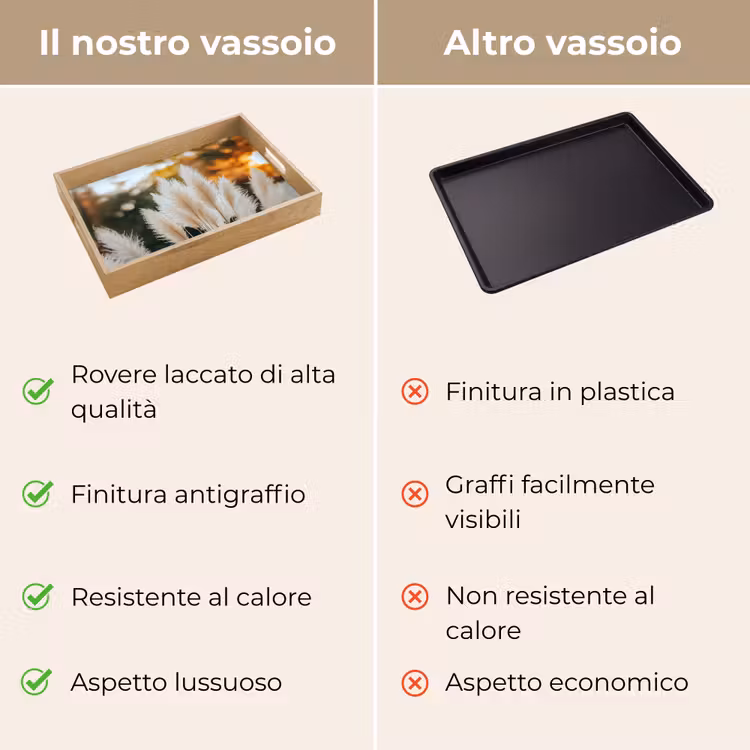 Vassoio - Erba della pampa - Pennacchi - Ornamentali — 9