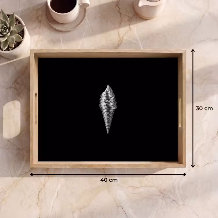Vassoio - Gelato soft - Realistico - Futuristico — 7