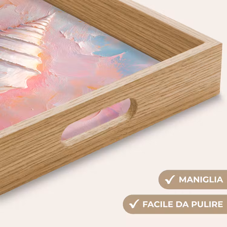 Vassoio - Conchiglia - Pastello - Rosa — 8