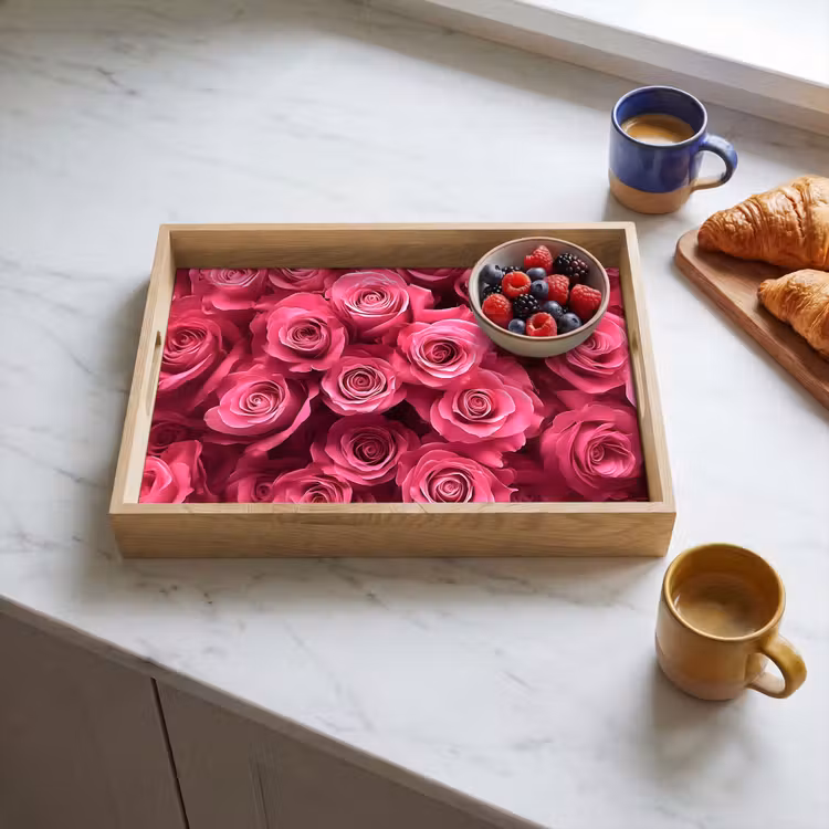 Vassoio - Rose - Rosa - Fiore — 3