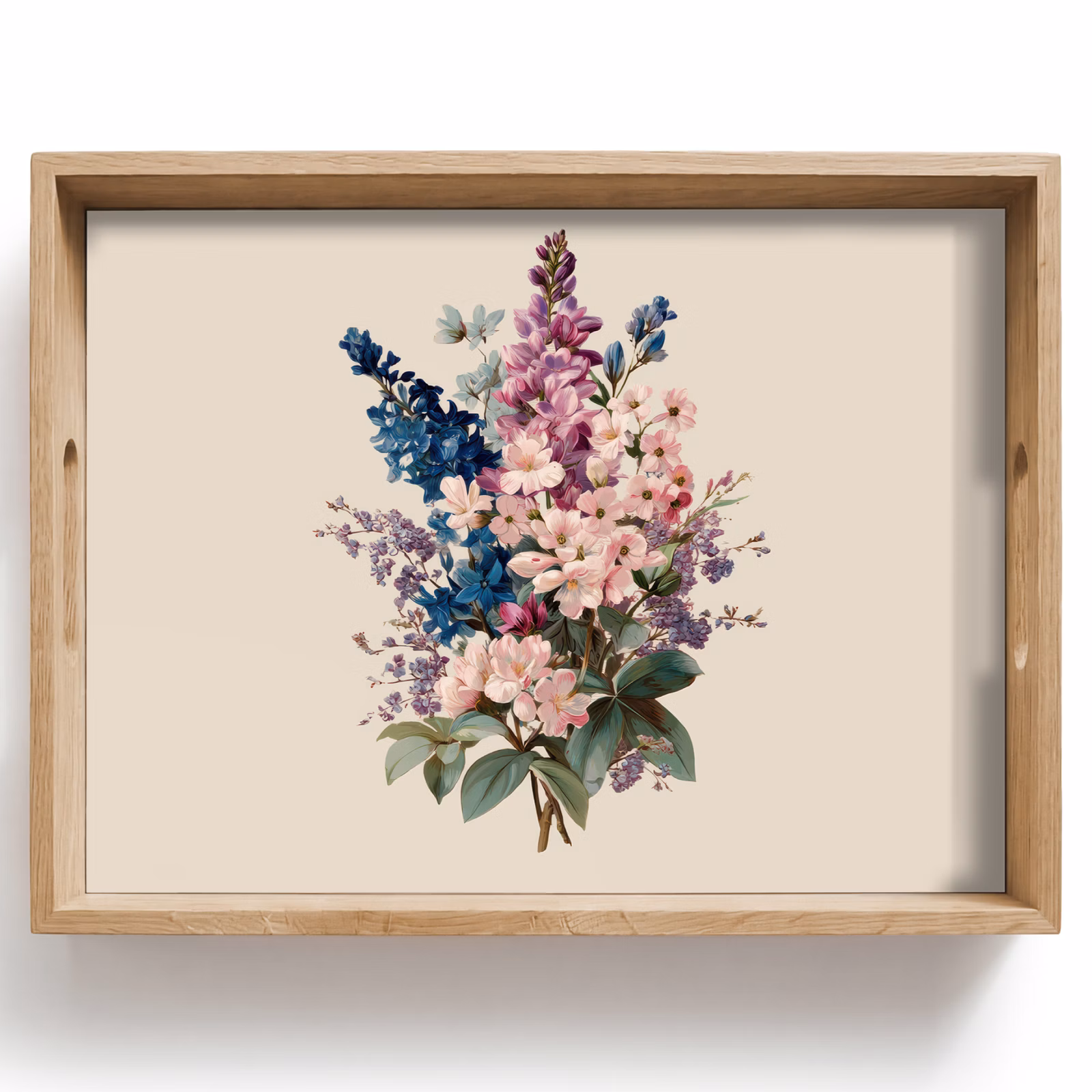 Vassoio - Bouquet - Beige - Armonioso - Sottile — 1