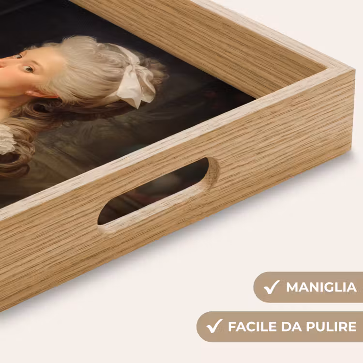 Vassoio - Donna - Abito barocco - Gomma da masticare — 8