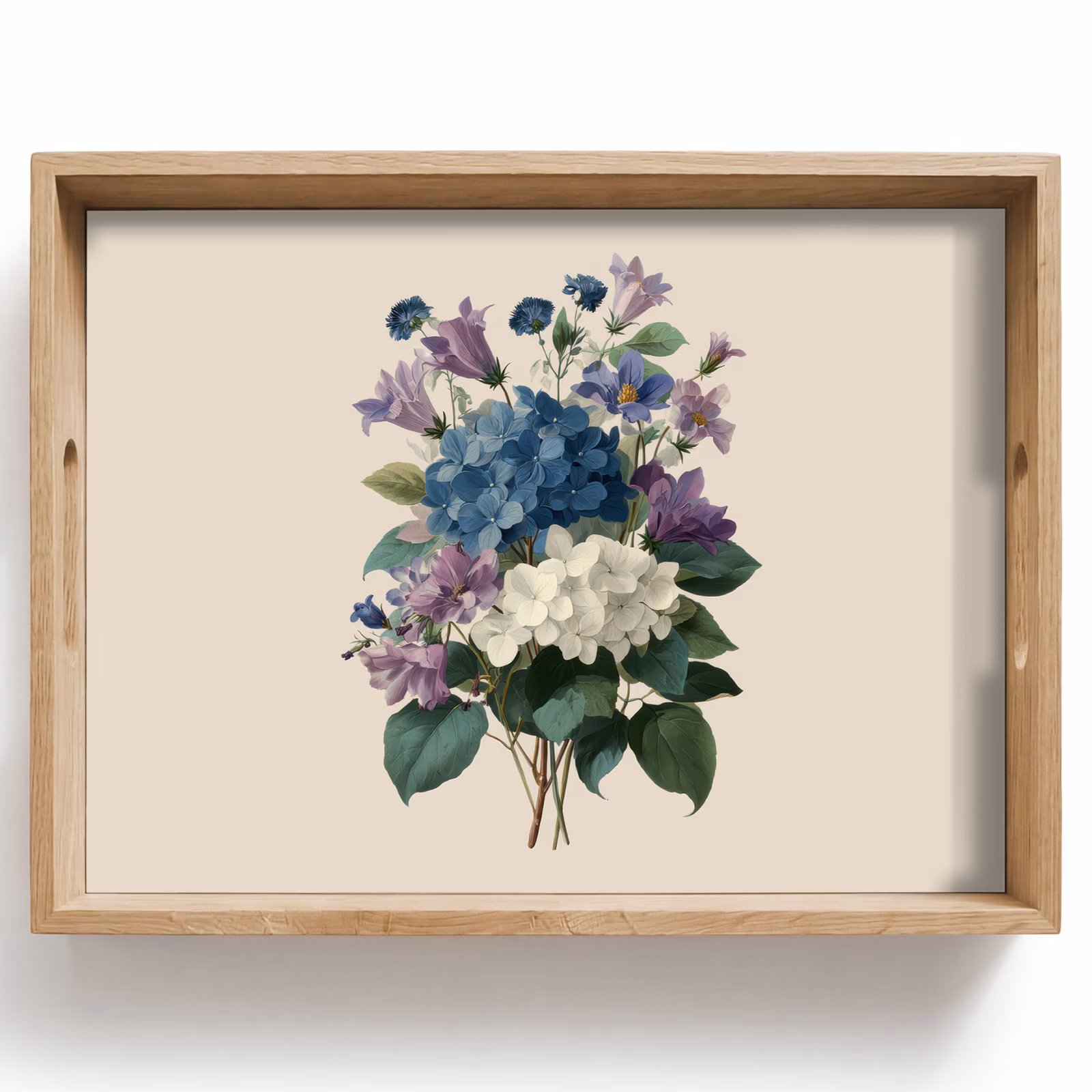 Vassoio - Fiori - Dettagliato - Calmo - Realistico — 1