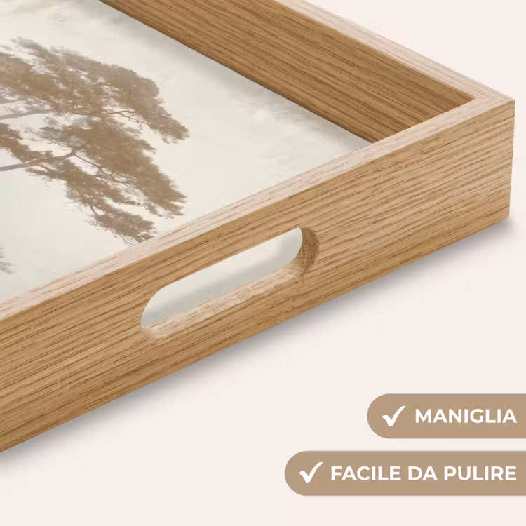 Vassoio - Albero - Stile orientale - Paesaggio — 8