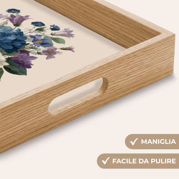 Vassoio - Fiori - Dettagliato - Calmo - Realistico — 8