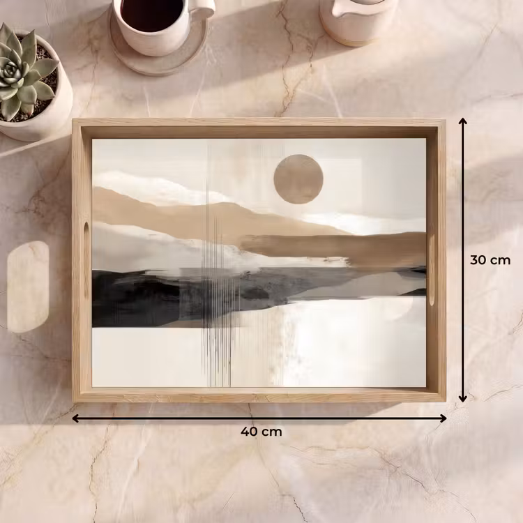 Vassoio - Minimalista - Paesaggio - Dimensione — 7