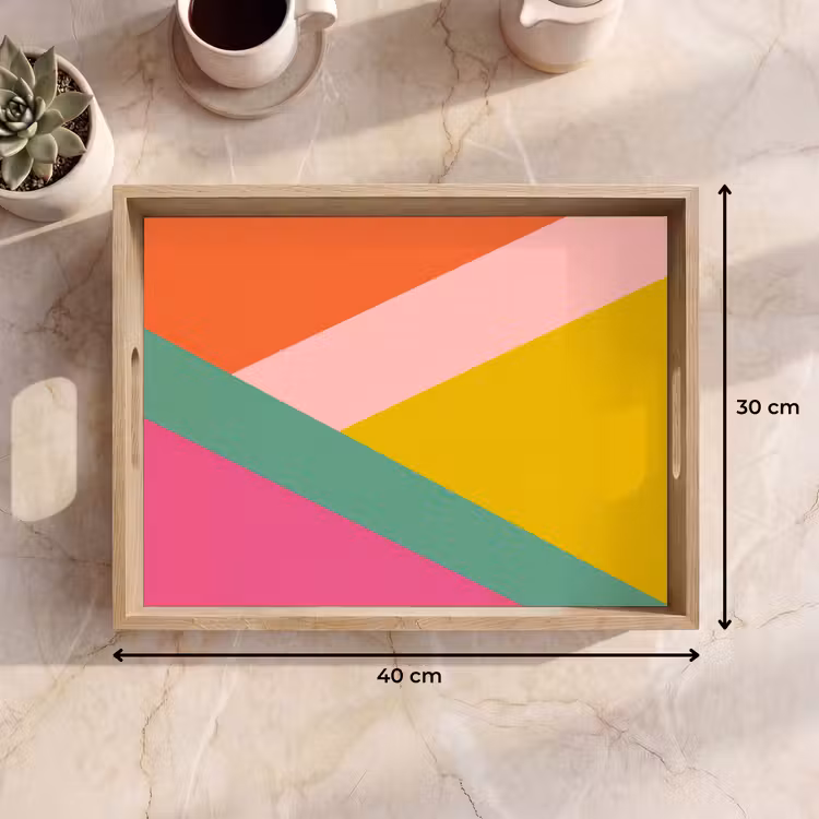 Vassoio - Triangoli - Colorati - Astratti — 7