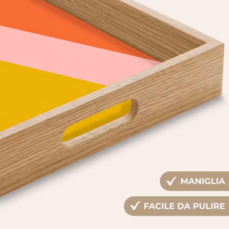 Vassoio - Triangoli - Colorati - Astratti — 8