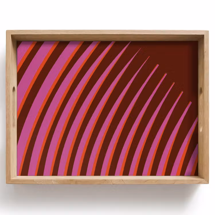 Vassoio - Linee - Rosso - Movimento — 1
