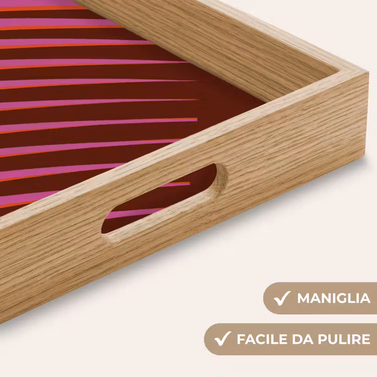 Vassoio - Linee - Rosso - Movimento — 8