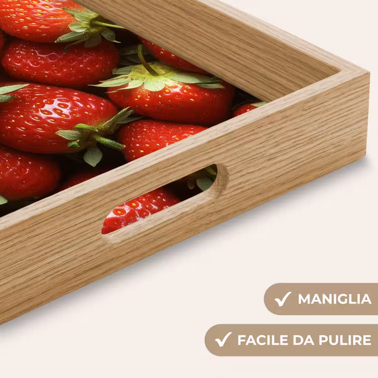 Vassoio - Fragola - Frutta - Rosso — 8