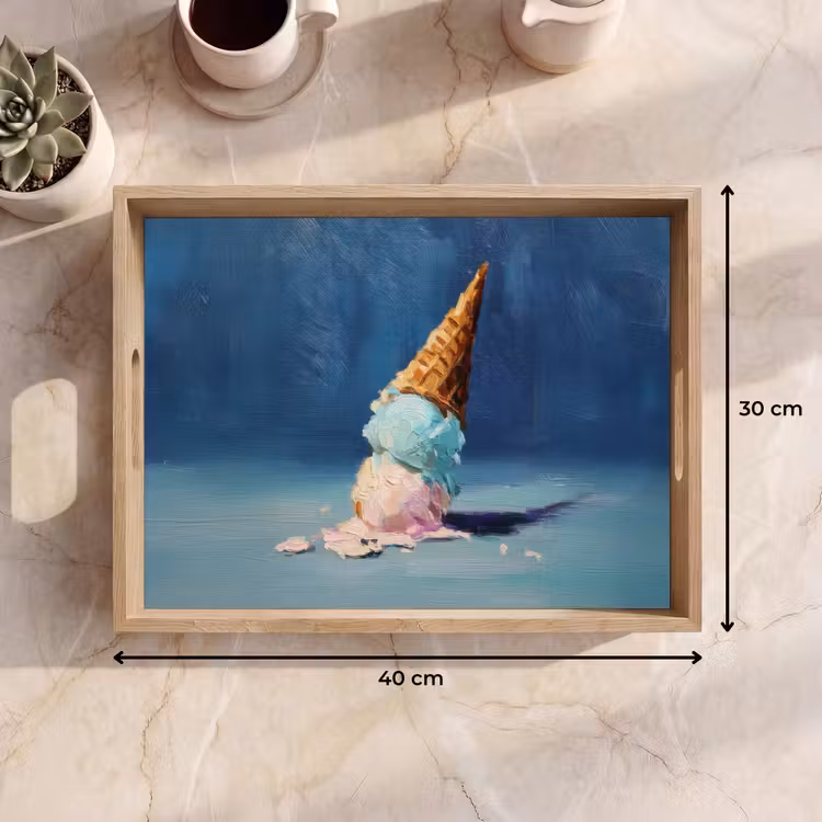 Vassoio - Cono gelato - Globi - Melt - Rosa — 7