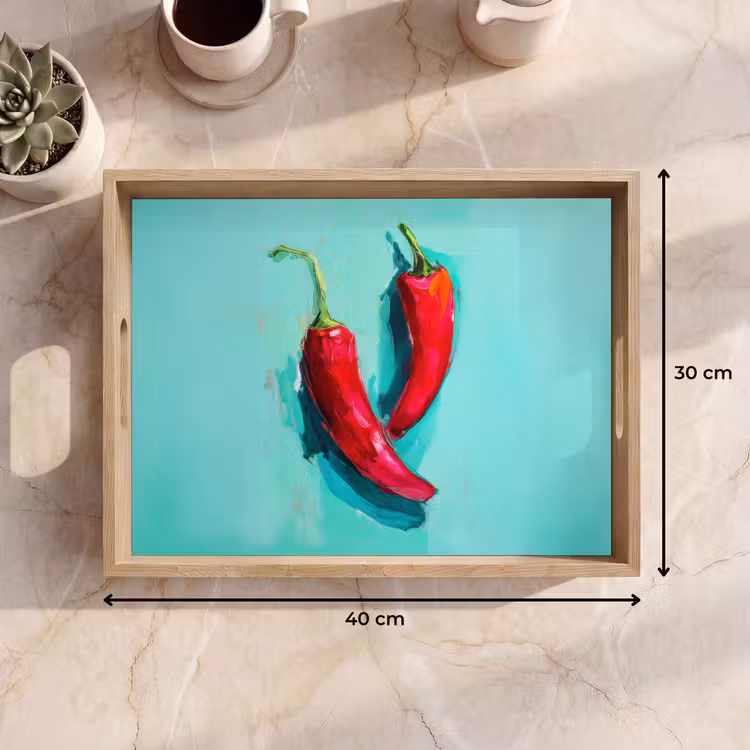 Vassoio - Peperoncino - Tinto - Rosso — 7