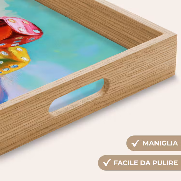 Vassoio - Dadi - Colorati - Numeri - Puntini — 8