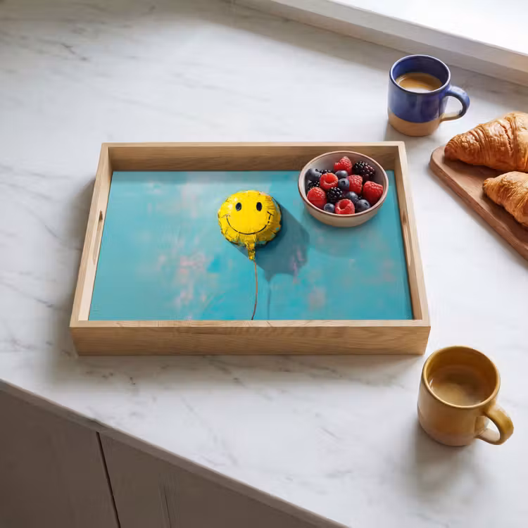 Vassoio - Palloncino - Giallo - Smiley — 3