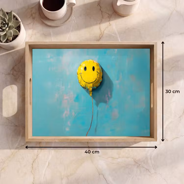 Vassoio - Palloncino - Giallo - Smiley — 7