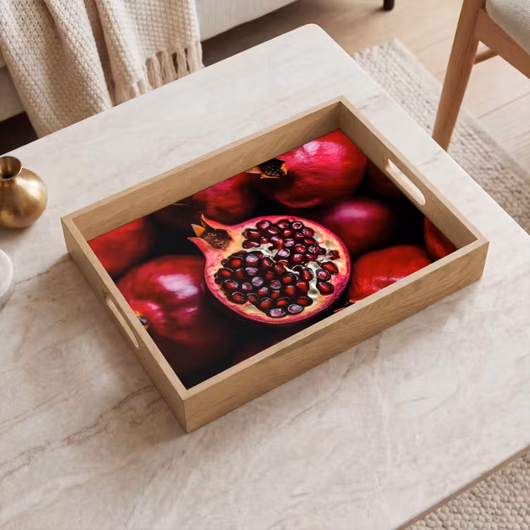 Vassoio - Melograno - Rosso - Frutta — 2
