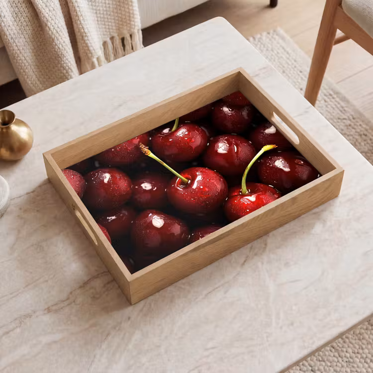 Vassoio - Rosso - Frutta - Ciliegia — 2