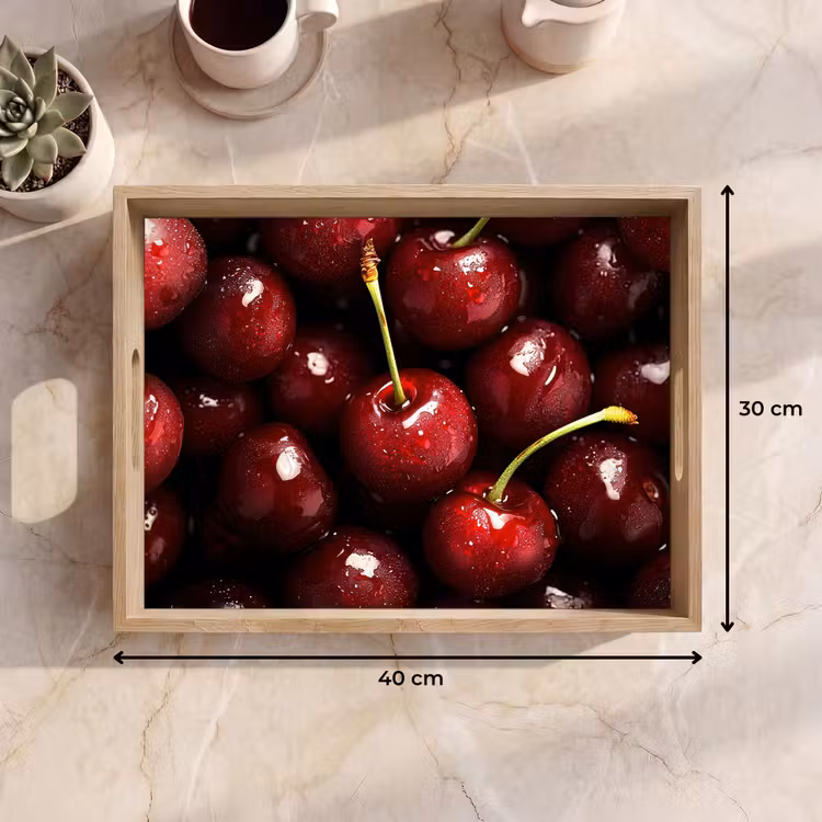 Vassoio - Rosso - Frutta - Ciliegia — 7