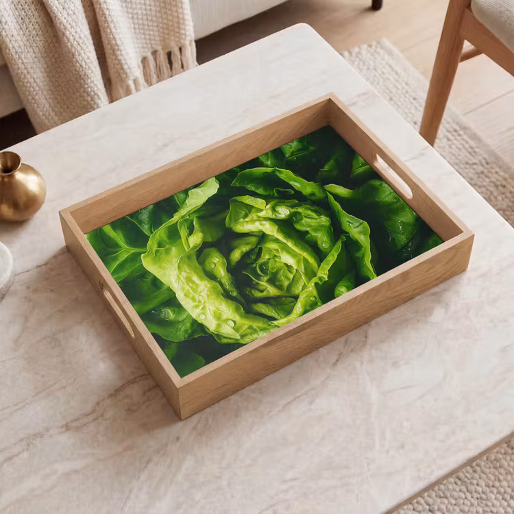Vassoio - Verdure - Lattuga - Verde — 2