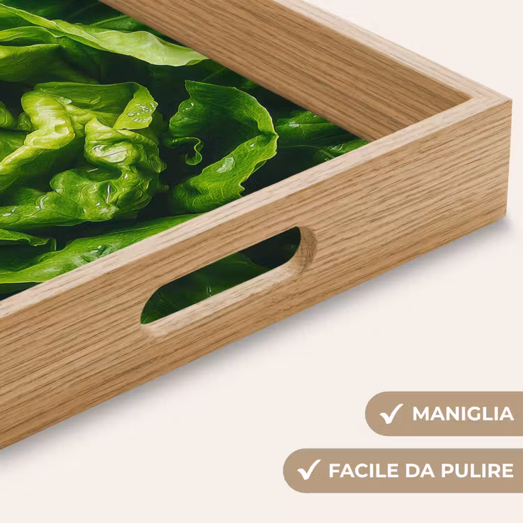 Vassoio - Verdure - Lattuga - Verde — 8