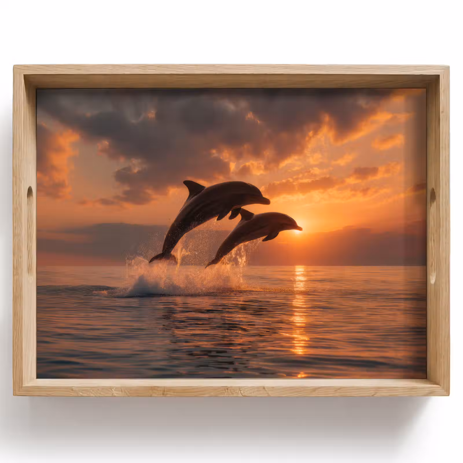 Vassoio - Delfini - Mare - Realistico — 1